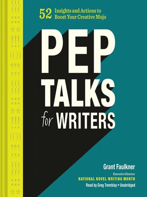 cover image of Pep Talks for Writers
